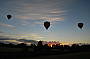 Balloons at sunrise