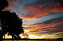 sunset over georges bay sthelens 