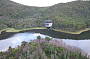 Flying low over Hinze Dam
