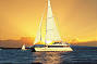 Dinner Cruise Vessel at Sunset
