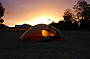 Camping under the stars