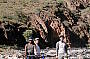 Mountain bike riding through the Parachilna Gorge