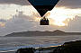 Sunrise hot air balloon flight over Byron Bay