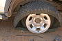 TYRE DAMAGE OUTBACK AUSTRALIA