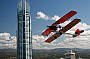 Flying beside the Q1 building