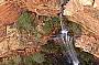 Stunning views of the Canyon from the air before landing at kings Canyon resort for your choice of a walk through the base of the canyon or a refreshing drink in the resorts cafe.