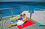 Relax on the sundeck in between water activities