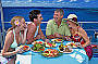 Enjoy lunch on the sundeck