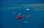 Heli landing at Outer Reef Helipad