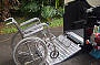Loading wheelchairs via the rear ramp