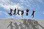Jumping at Henty Dunes, exclusive to Jump Tours