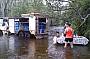 Lunch in the Delhunty River