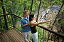 Skyrail’s look-outs provide unrivalled views of the spectacular Barron Falls and Gorge.