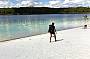 Walking at Lake McKenzie
