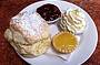 Freshly Baked Scone with Lemon Tart and Tea, Coffee or Hot Chocolate 