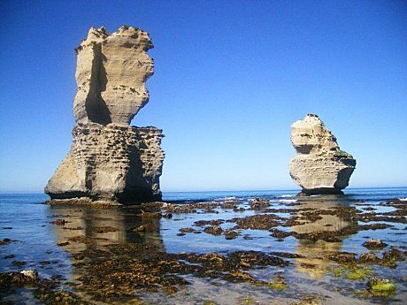 Sea stacks - at the 12 Apostles