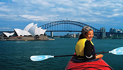 Kayaking Sydney Harbour